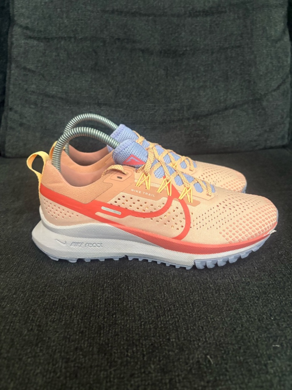 Women Nike React Pegasus Trail 4 Shoes Arctic Orange/Magic Amber DJ6159-800 7.5